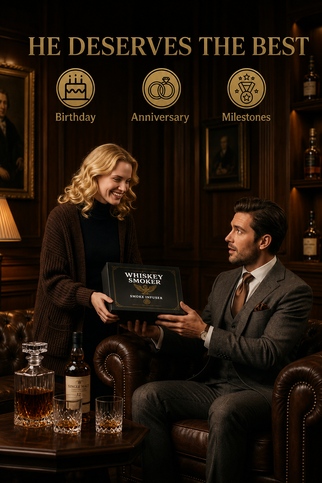 Yodel Whiskey Smoker Kit